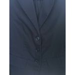 United Colors Of Benetton Benetton Black Wool 3-Button Blazer Jacket Large Corpcore Career Workwear Photo 3