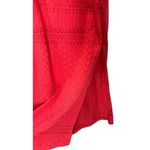 Chico's NWT Chico’s Jacquard Cut Work Tamra Tank Dress Coral Size Medium Photo 8