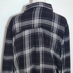Matilda Jane Good Hart Black and White Plaid Button Down Tunic Shirt Size Small Photo 6