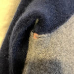 27 Miles Malibu 100% Cashmere Grey/Navy Jeweled Skull Sweater with thumbholes Gray Size XS Photo 8