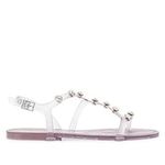 Schutz  Bria Crystal Clear Jelly Embellished Sandal with Dust‎ Bag Size 6 NIB Photo 1