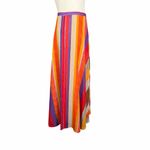 Ralph Lauren Lauren Maxi Skirt Size 4 Colorful A-Line Boho Flowy Office Photo 2