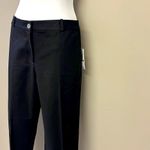MICHAEL Michael Kors Black Cotton Button & Zipper Straight Dress Pants Photo 2