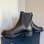 Cole Haan Camea Waterproof Leather Combat Boot, Block Heel Black, Size 8 NWT Photo 9