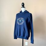 Gildan  | Navy Blue Girl Scouts Kangaroo Pocket Hoodie Sweatshirt Sz S Photo 3