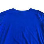 Anthropologie Dolan  Royal Blue High Low Mini Dress Stretch Knit Size Medium Photo 5