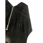 Charlotte Russe Vintage 90's  Genuine Leather Black Vest Women's Size Large Photo 2