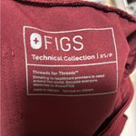 FIGS  Zamora Jogger Scrub Pants Size XS Petite Burgundy Photo 3