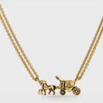 Coach New Horse and Carriage Double Chain Necklace
(Price is firm) Photo 5