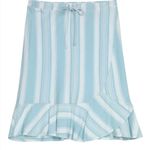 Patagonia  Alpine Valley skirt NWT size large striped ruffle bottom elastic waist Photo 6