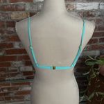 Light Blue V Neck Padded Bikini Top Size XS Photo 3