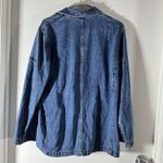 Ralph Lauren VTG Lauren Jacket M Blue Denim Jean Chore Coat LRL Double Breast Photo 7