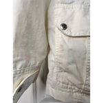 Lands End windbreaker Size MP White Photo 6
