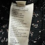 Free People  Lolita Top Womens Large Black Floral Long Sleeve Smocked Square Neck Photo 7