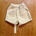 SWS Denim Company Organic Cream White High Rise Denim Shorts Womens Medium Photo 8