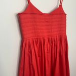 La Ligne Devon Pleated Midi Dress Poppy Red Womens New XL Photo 10