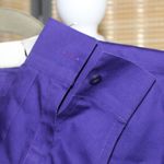 Chico's  No Iron Stretch Sateen Purple Button Down Top Photo 2