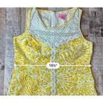 Lilly Pulitzer  MacFarlane Sunglow Yellow Sea Cups Pigment sz 6‎ Shift Dress $198 Photo 5