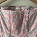 Vineyard Vines Seahorse Print Y2K Strapless Pink mini Dress sand dollar starfish Photo 2