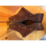 Ruff Hewn  Wood Clogs 7M Brown Leather Photo 4