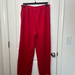 Disney NWOT  Store women’s red snowflake embroidered‎ drawstring pajama bottoms Photo 3