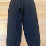 Lazy Pants Black Jogger Cinch Sweatpants Womens Size Small Photo 0