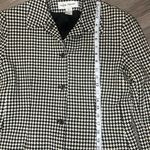 Rena Rowan  Black and White Houndstooth Blazer Photo 6
