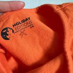 Y2K Vintage Holiday Editions Halloween Spell Out Graphic Long Sleeve T Shirt Orange Size XL Photo 4