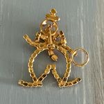 Fun Loving Clown! Rhinestone Vintage Brooch Red White & Blue Multiple Photo 6