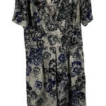 Banana Republic  Women's V-neck Multicolor Short Puff Sleeved Dress 10 Photo 0