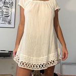 white dress beach coverup Photo 2