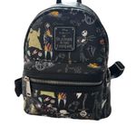 Lounge Fly Unisex  Nightmare Before Christmas Disney Mini Black Backpack Rare Photo 0