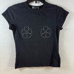 White Fox Boutique Morning Magic Baby Tee SZ:S Photo 1