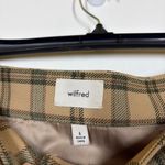 Aritzia  Wilfred Tai Plaid Button Front Skirt Size 6 Photo 4