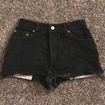 Levi’s Black Cutoff Shorts Photo 0