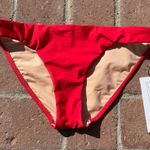 Bondi Born Maya Bikini Bottom in Scarlet size 2 Photo 1