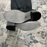 Free People  Essential Knee High Boot Navy Blue Leather Size 39 / US 8.5-9 Photo 6