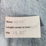 Gianni Bini  Distressed Denim Mini Skirt Size 9 Mini Jean Wrap Skirt Photo 8