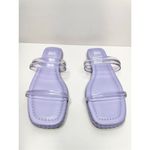 BP Nordstrom  Viola Lilac Braided Flat Slide Sandals‎ Size 6 Square Open Toe Photo 3