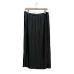 Club Monaco  Evergreen Pleated Lined Elastic Waistband Pull On Maxi Skirt Medium Photo 1