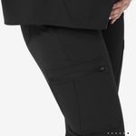 FIGS  Maternity Yola Skinny Scrub Pant XXL Black Straight Leg Cargo Nurse Comfy Photo 5