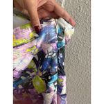 Dress the Population  Gabriella One Shoulder Mini Dress Abstract Floral Size XL Photo 9