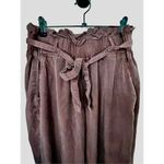 Thread and Supply Mauve Colored Flowy Pants With Belt Pink Size L Photo 1