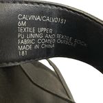 Steve Madden Calvina Black Three Straps Platform Sandal Photo 5