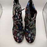 Sam Edelman  Floral Print Brocade Heeled Booties Women’s  US Size 10 Multicolor Photo 2
