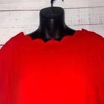 Mittoshop New | Women’s  Scalloped Red Dress | Large Photo 2