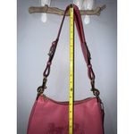Coach  F72702 Pink Jes Hobo Horse & Carriage Saddle Pebbled Leather Shoulder‎ Bag Photo 13
