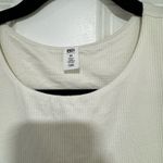 BP  White Ribbed High Neck Bodysuit Photo 1