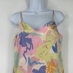 Chi Chi London CHI CHI Cami Strap Midi Slip Dress Sz 10 Pastel Floral Festival Satin Fairy Photo 1