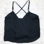 Nicki Minaj  Black Spaghetti Strap Flowy Crop Top Size XS Photo 1